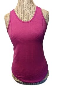 Women's Nike Dri-fit SZ XS Hot Pink T Back Slim Fit Tank Top